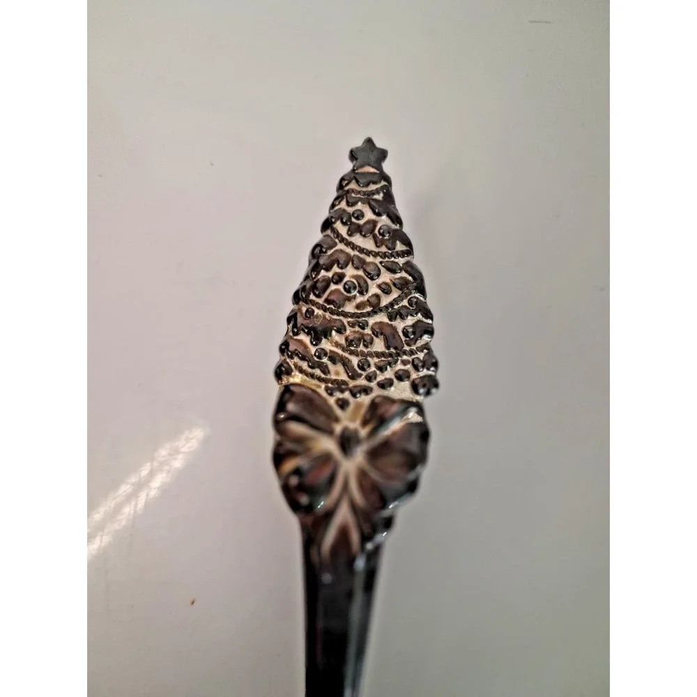 Vintage 1995 Avon Seasons Greetings Silver Plated Pie Cake Server 10